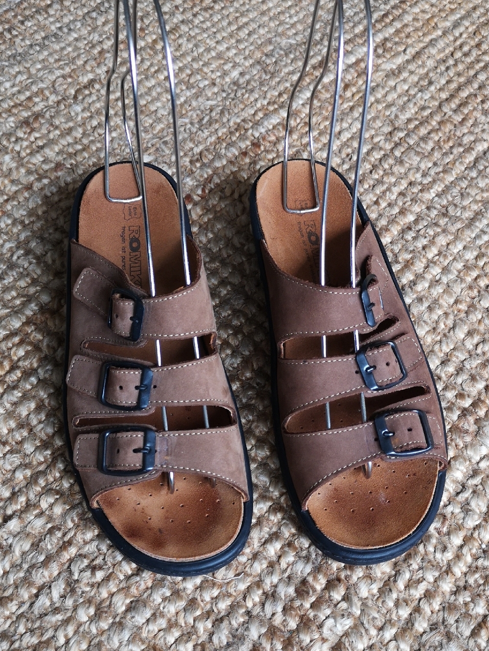 Romika leather slip-on sandals - Picture 2 of 12